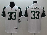 Nike Jets 33 Jamal Adams White Vapor Untouchable Limited Jersey,baseball caps,new era cap wholesale,wholesale hats